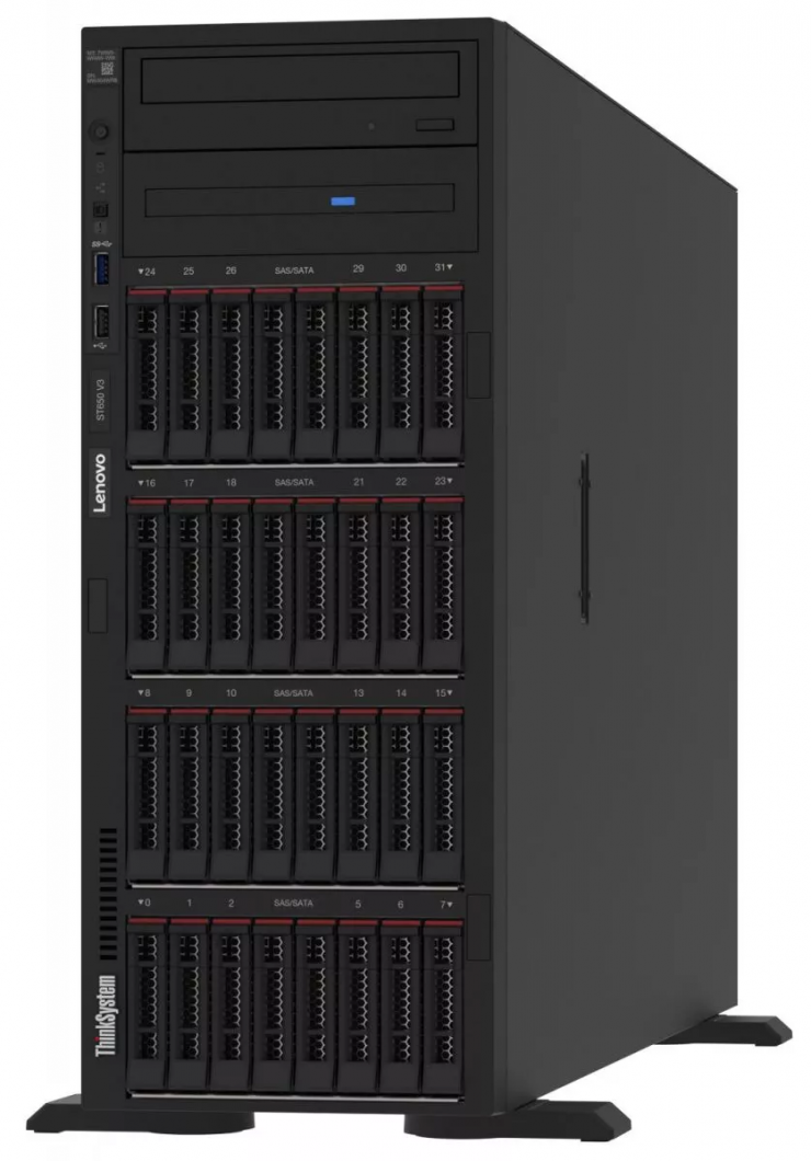 Сервер Lenovo ThinkSystem ST650 v3 4U24 2,5" NVME